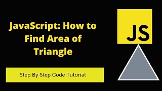 Javascript How To Find Area Of Triangle Saddamnit