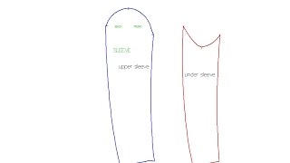 Pattern Making Tutorial : How to draw a Tailor Sleeve