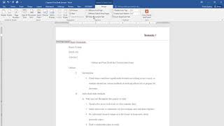 MLA Heading Screencast