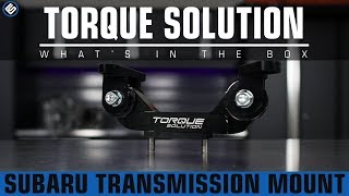 Torque Solution Transmission Mount - Subaru 5 and 6 Speeds