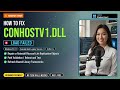 Fix conhostv1.dll CMD Error!