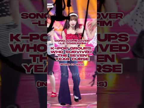 kpop groups who survived the 7 year curse 7️⃣ #kpop #bts #straykids #twice #seventeen #blackpink