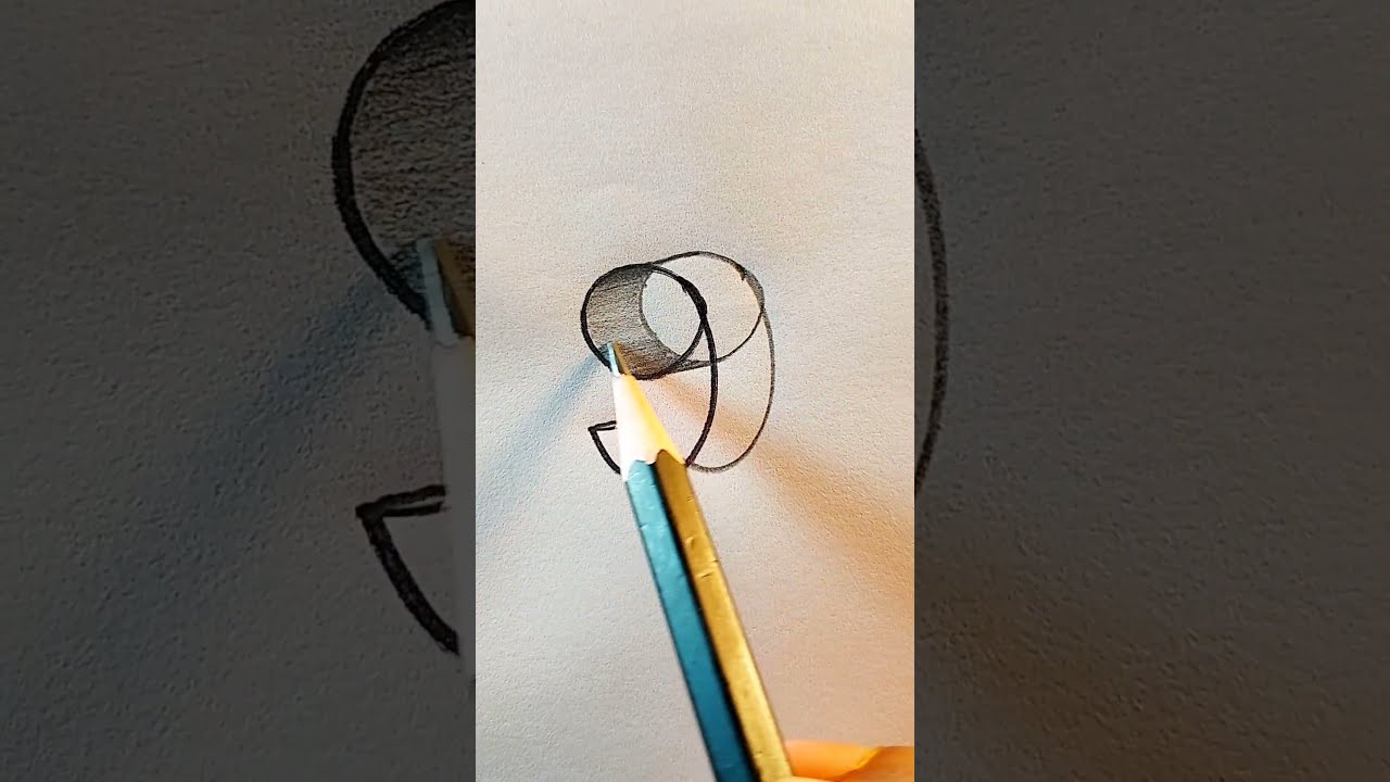 3d Number Illusion 3dart Calligraphy Sketch