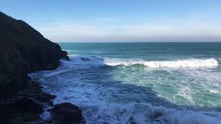 Perranporth Cliffs | Perranporth | Rainbow Waves
