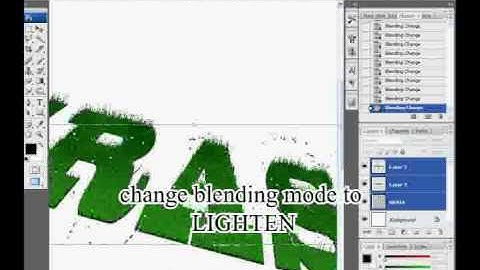 Grass Text Effects