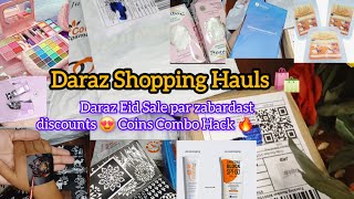 Daraz Shopping Hauls 🛍️ Big Discounts + Coins Hack 🔥 #foryou 