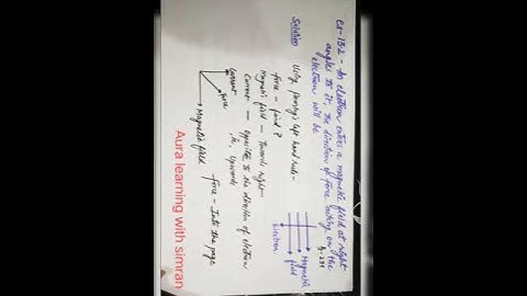 MAGNETIC FIELD | CLASS 10 | EX- 13.2 | FLEMING LEFT HAND RULE