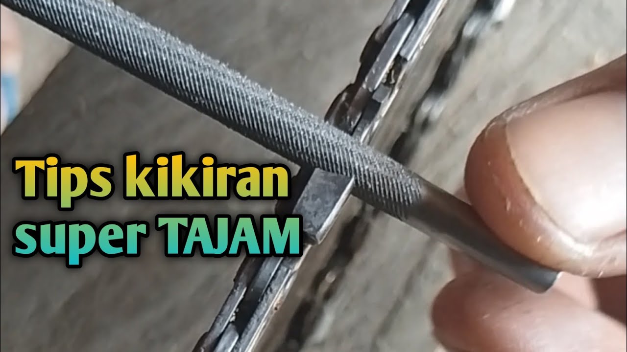 Tips kikiran rantai senso super tajam 