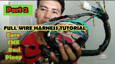 Harness wire color coding Part 2