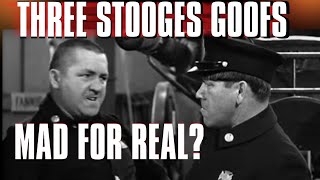 Three Stooges Funny Mistakes and Painful Goofs