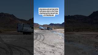 It was best one of us be outside and one be in the truck while we cool down. 🤣🧊😡 #rvlife