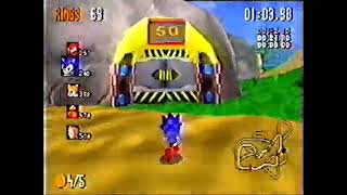 Sonic R - Complete Game Playthrough (VHS Tape Recording)