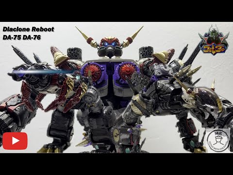 2X Horror Beasts Evol: Diaclone Reboot DA-75 & DA-76 WARUDAROS