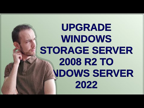 Upgrade Windows Storage Server 2008 R2 to Windows Server 2022