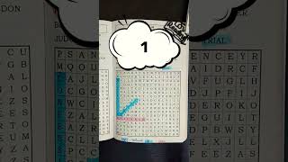 Did you find them all? #crossword #stressrelief #focus #arttherapy #mindfulmoment