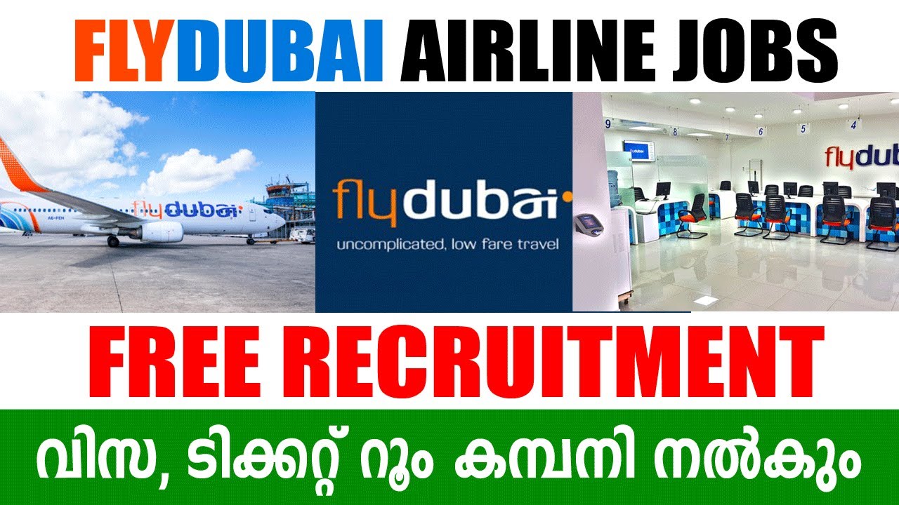 Job Vacancy In Flydubai Airline Company Free Visa & Ticket Gulf