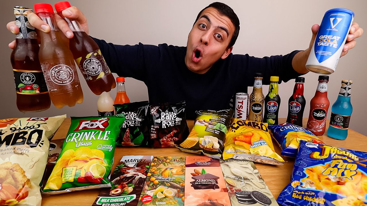 تجربة منتجات مصرية جديدة جدا | تقليد السبيرو سباتس وافضل بديل للبيبسي والكوكاكولا