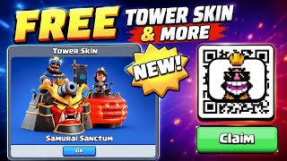 How to Claim the FREE Tower Skin in Clash Royale! (7 Days Only) 🎁 | FREE Tower Skin, Emotes & More!  screenshot 5