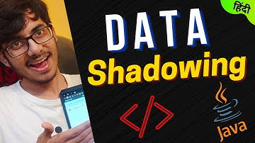 Data Shadowing in Java : Java Tutorial | Solving data shadowing using this keyword | #ShukriyaJava