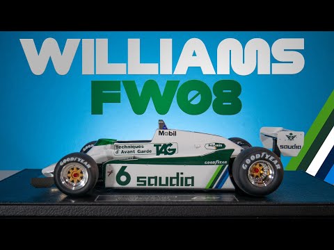 Figurine F1 1/43 Dany Kéké Rosberg 1984 - Miniature Voiture Formule 1 Collection