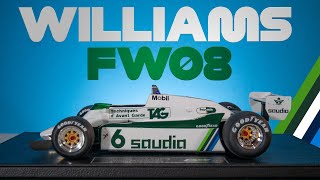GP REPLICAS 1/18 Keke Rosberg Williams FW08 1982 Model Car | Unboxing & Review