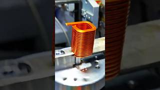 ⚡ High-precision flat wire winding machine designed for rectangular flat wire inductor coils.