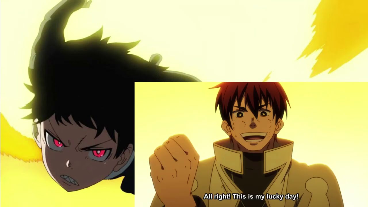 Shinra vs Lieutenant Rekka ( Fire fore ) - YouTube