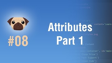 Learn Pugjs in Arabic #08 - Attributes Part 1