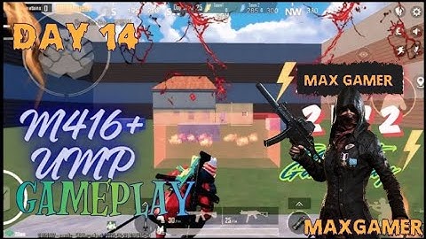 Bgmi M416+Ump Wow mode Gameplay | Day 14/30