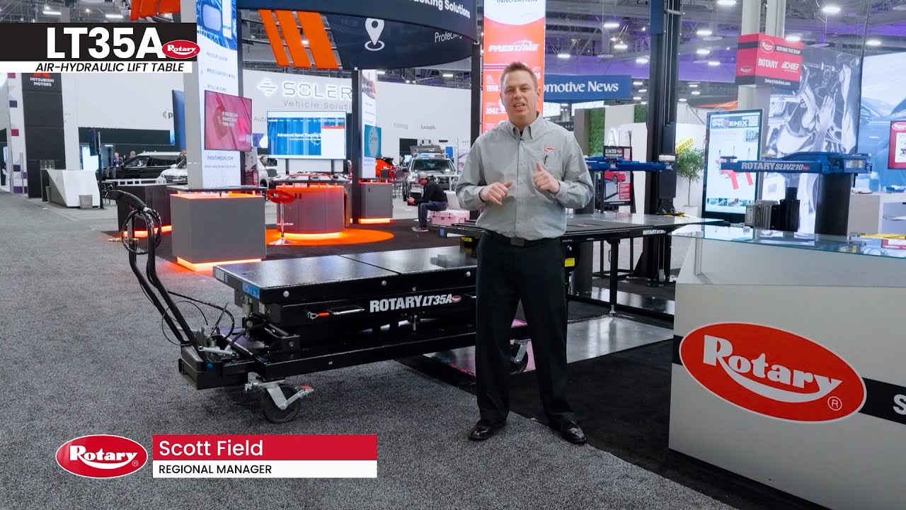2024 NADA: Rotary LT35A Lift Table / RT30 Repair Table
