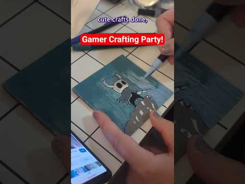I hosted a Gamer Crafting Party for my birthday! #diy #gamer