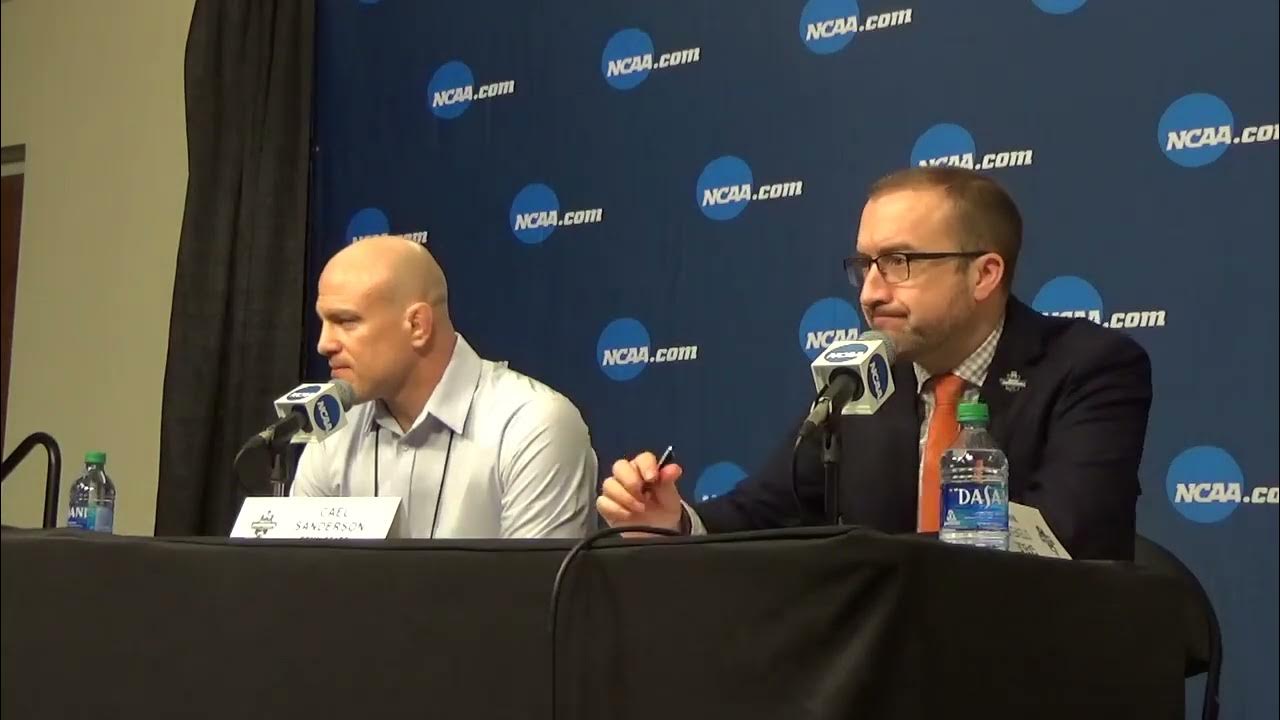 2022 Cael Sanderson Post NCAA TEAM TITLE For Penn State Press