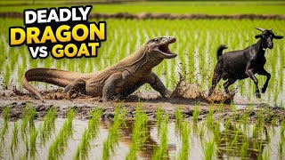 Komodo Dragon Vs Goat Wild Predator Attack In Bangladesh Rice Fields