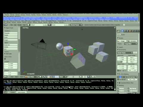Basic Python in Blender 2 5   Blender 3D