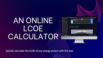 Online LCOE Calculator