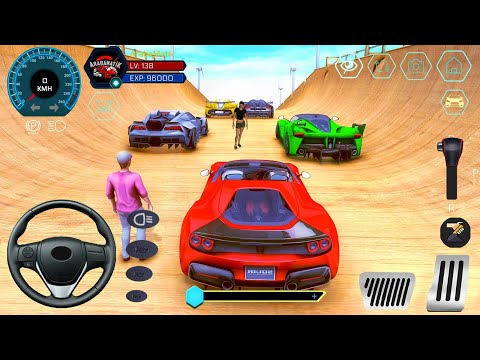 İmkansız Araba Oyunu Simülatörü - GT Mega Ramp Stunt Car Games - Anroid Gameplay