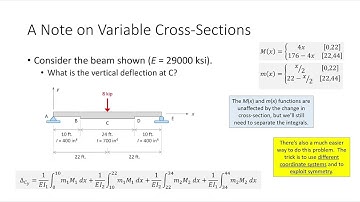 CE 312 Lecture 26:  Tips/Tricks for Beam/Frame Deflections Using Virtual Work (2025.10.20)
