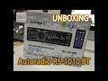 Unboxing poste radio voiture auto radio stro bluetooth usb   avec tlcommande