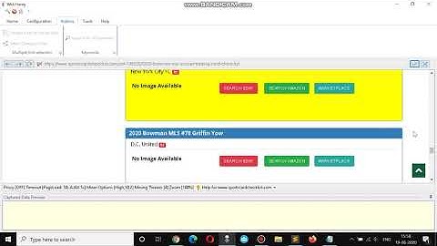 How to scrape Sports cards data from sportscardchecklist website using Webharvy