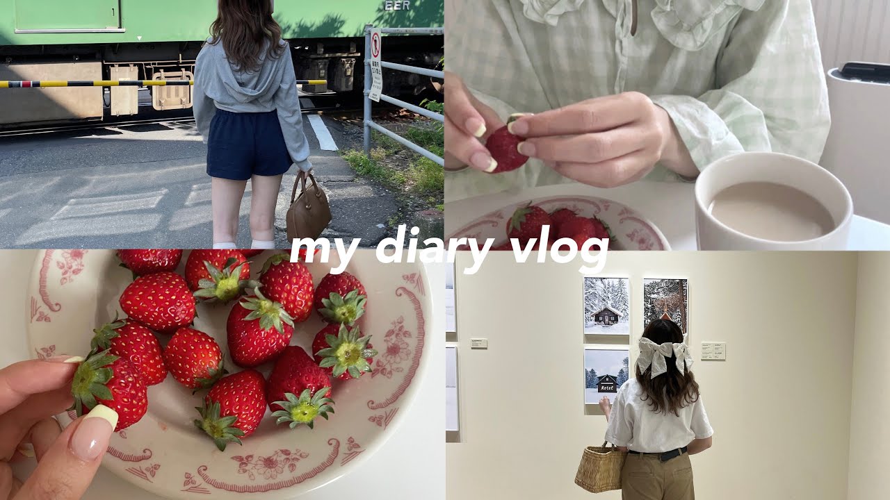 【vlog】3days vlog🍒 鎌倉Kamakura/美術館Museum/朝の支度Morning