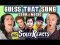 GUESS THAT SONG CHALLENGE: 2000s SONGS! (ft. FBE STAFF)