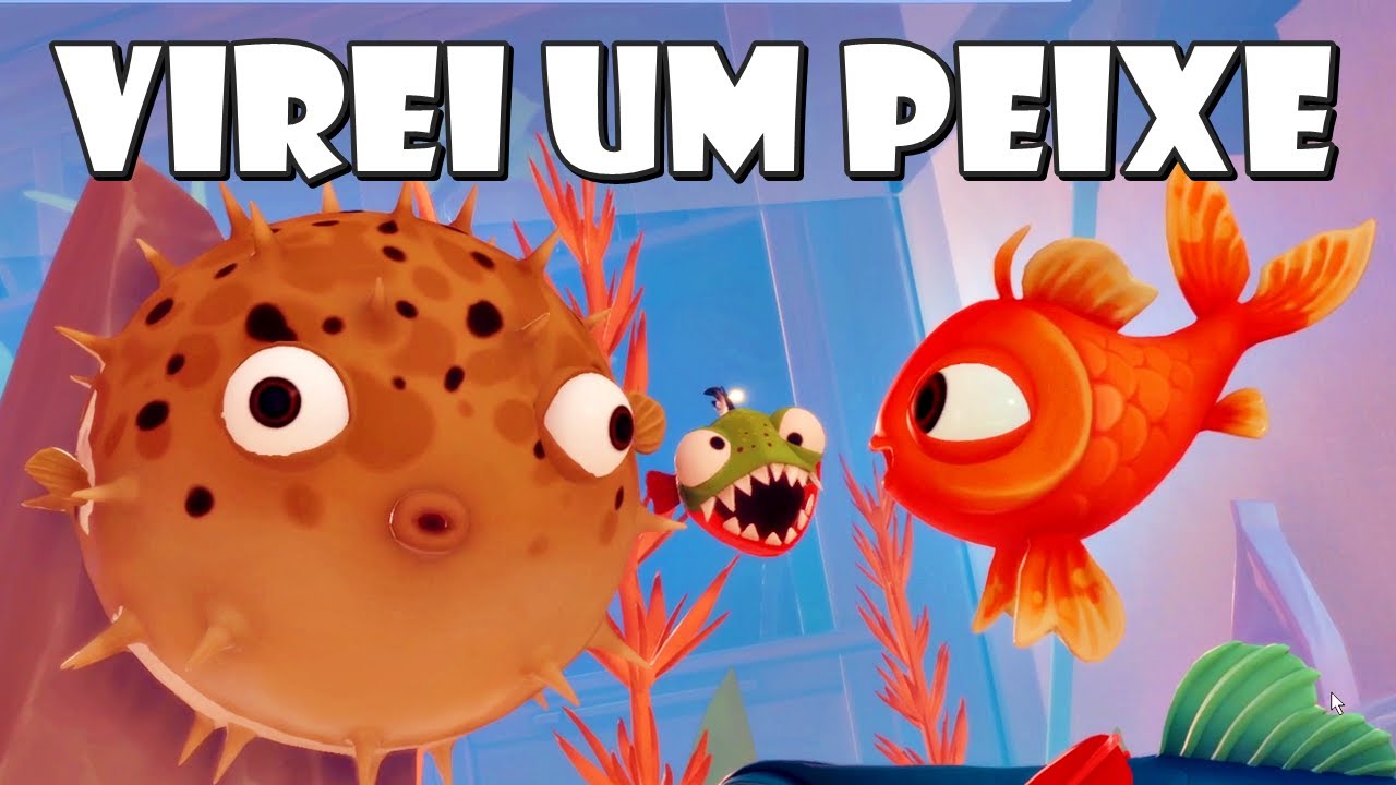 Virei PEIXE Em Busca Do Baiacu! I´m a Fish #1