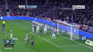أهداف برشلونة 4-0 إسبانيول [6/1/2013] حفيظ دراجي [HD]