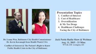 Dr. Leana Wen, Baltimore City Health Commissioner Discusses Public Health Issues