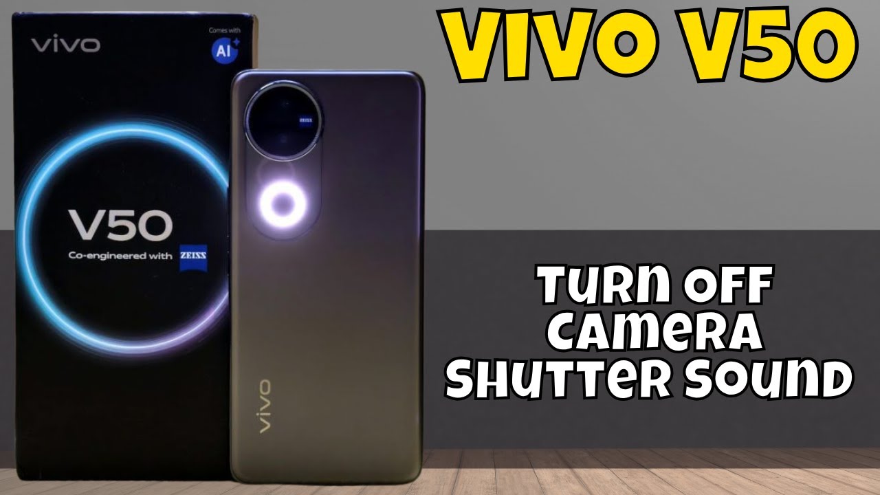 Turn Off Camera Shutter Sound Vivo V50 || How to disable camera shutter sound  