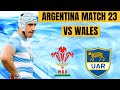 Argentina Team Line-Up vs Wales 2022