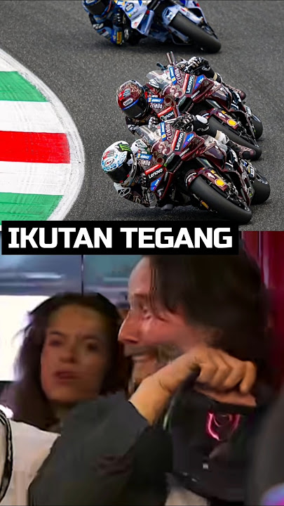 Keanu Reeves Afraid to Watch Marc vs Pecco Duel at Mugello #motogp #keanureeves #italiangp #motog...