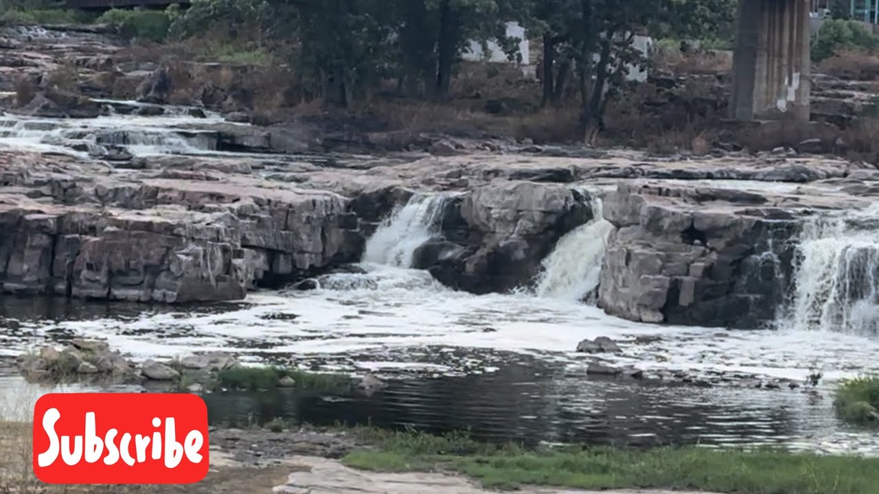 Falls Park in Sioux Falls South Dakota