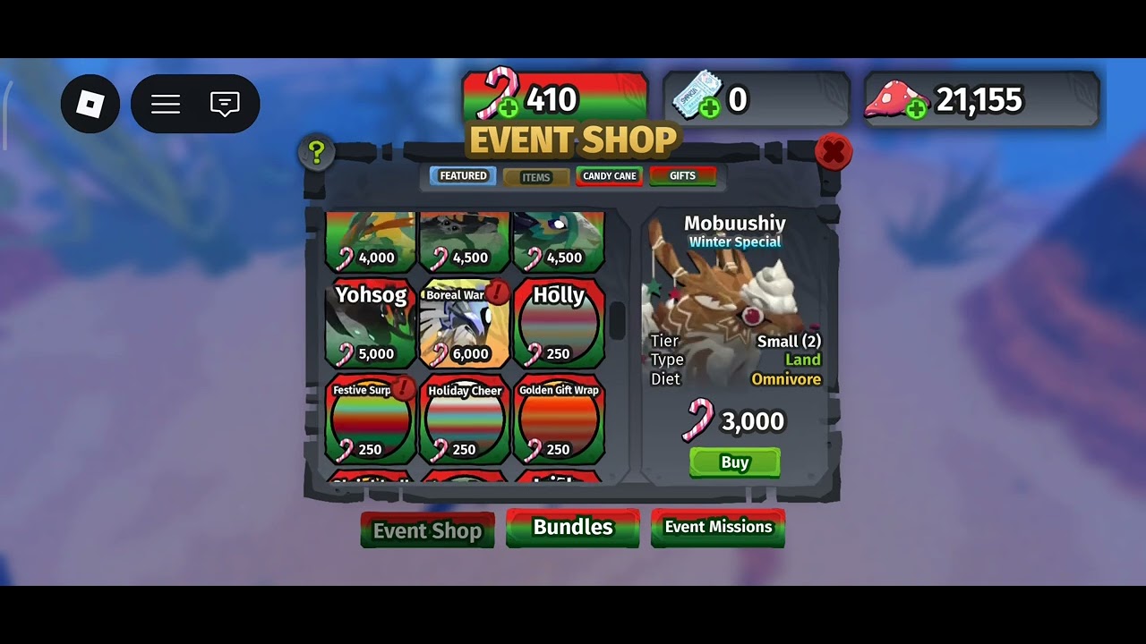 Megalodystrix experience | creatures of sonaria