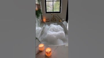 Bathroom goals with a bubble bath #bathroomdesign #bathtub #bathroominspiration #bathroomgoals